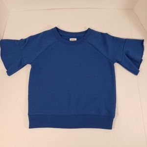 Gymboree Short Bell Sleeve Sweatshirt Small 5/6